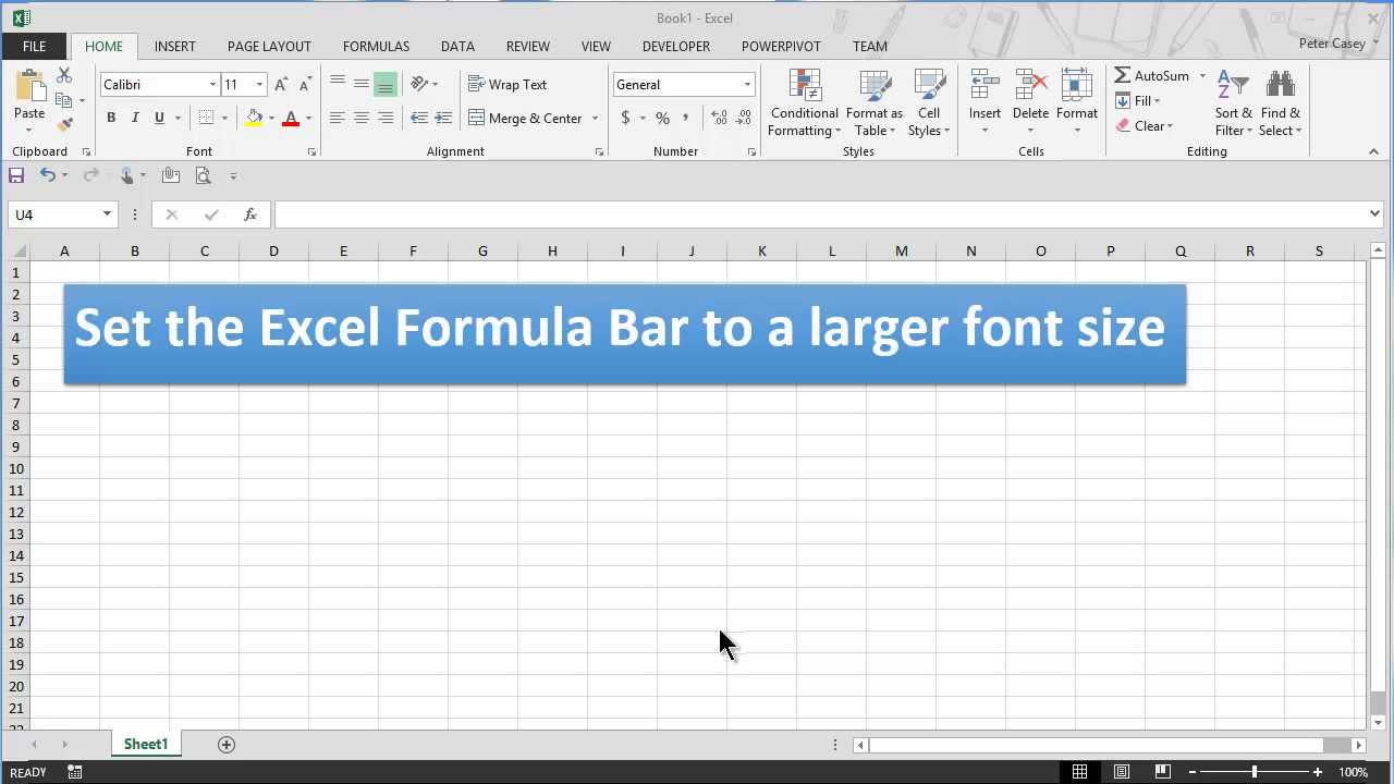 excel for mac chart text size